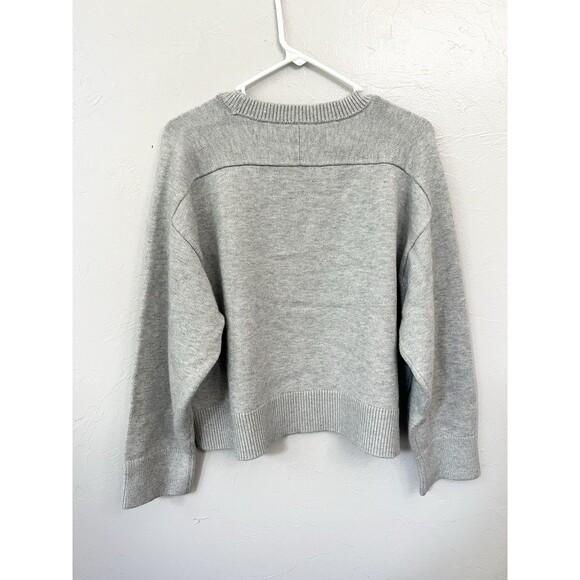 Lou & Grey Sweater Size Small Gray Soft Oversized Lounge Top  Lagenlook Boxy New - Picture 9 of 9